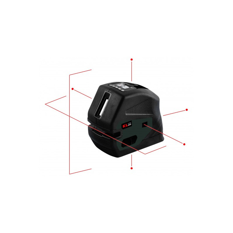 İstoç Toptan KL PRO KLLZR232 Profesyonel Yatay/Dikey ve Nokta Otomatik Hizalamalı Lazer Distomatı