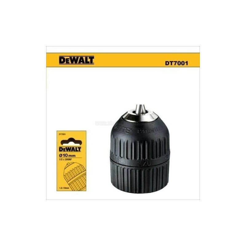 İstoç Toptan Dewalt DT7001 1/2 x 20 Unf 10 mm Plastik Elle Sıkmalı Mandren