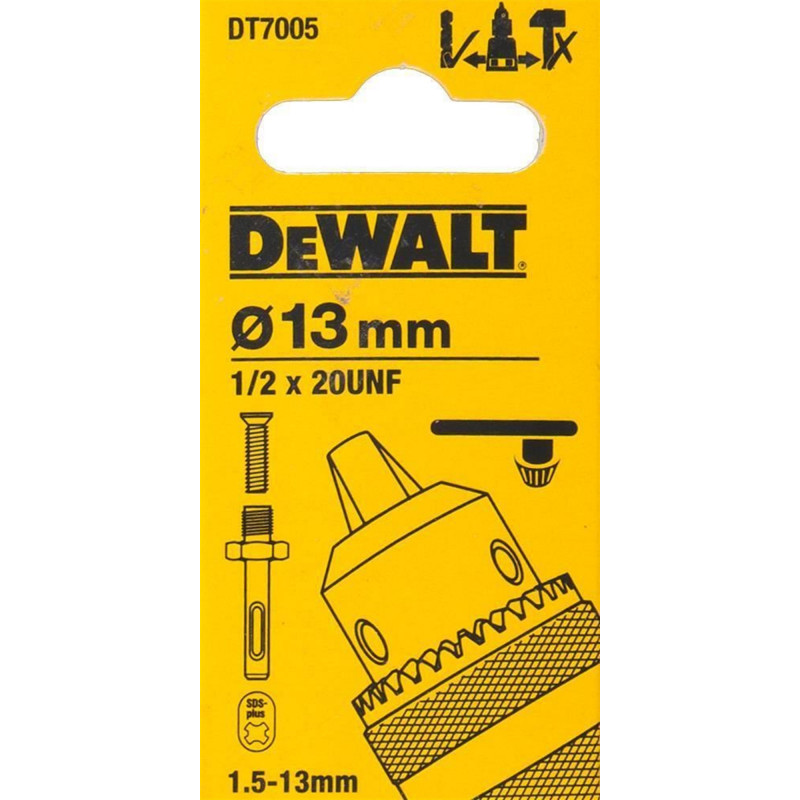 İstoç Toptan Dewalt DT7005 Sds Plus Anahtarlı Mandren