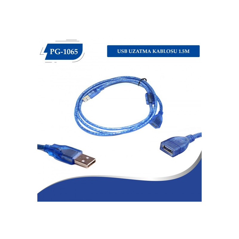 İstoç Toptan PG-1065 USB UZATMA KABLOSU 1.5M