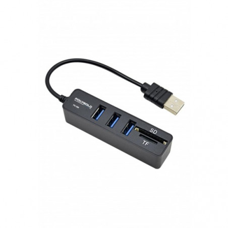 İstoç Toptan Polygold Usb 3.0 Çoklayıcı 3 Port 1 Tb Usb Hub Sd/tf Girişli