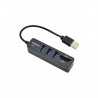 İstoç Toptan Polygold Usb 3.0 Çoklayıcı 3 Port 1 Tb Usb Hub Sd/tf Girişli