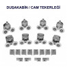 İstoç Toptan  Duşakabin Tekerleği Cam Kabinler İçin 8 Adet