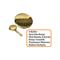 İstoç Toptan Gold Duş Seti,altın Rengi Duş Seti Takımıtepe Yağmurlama Robot